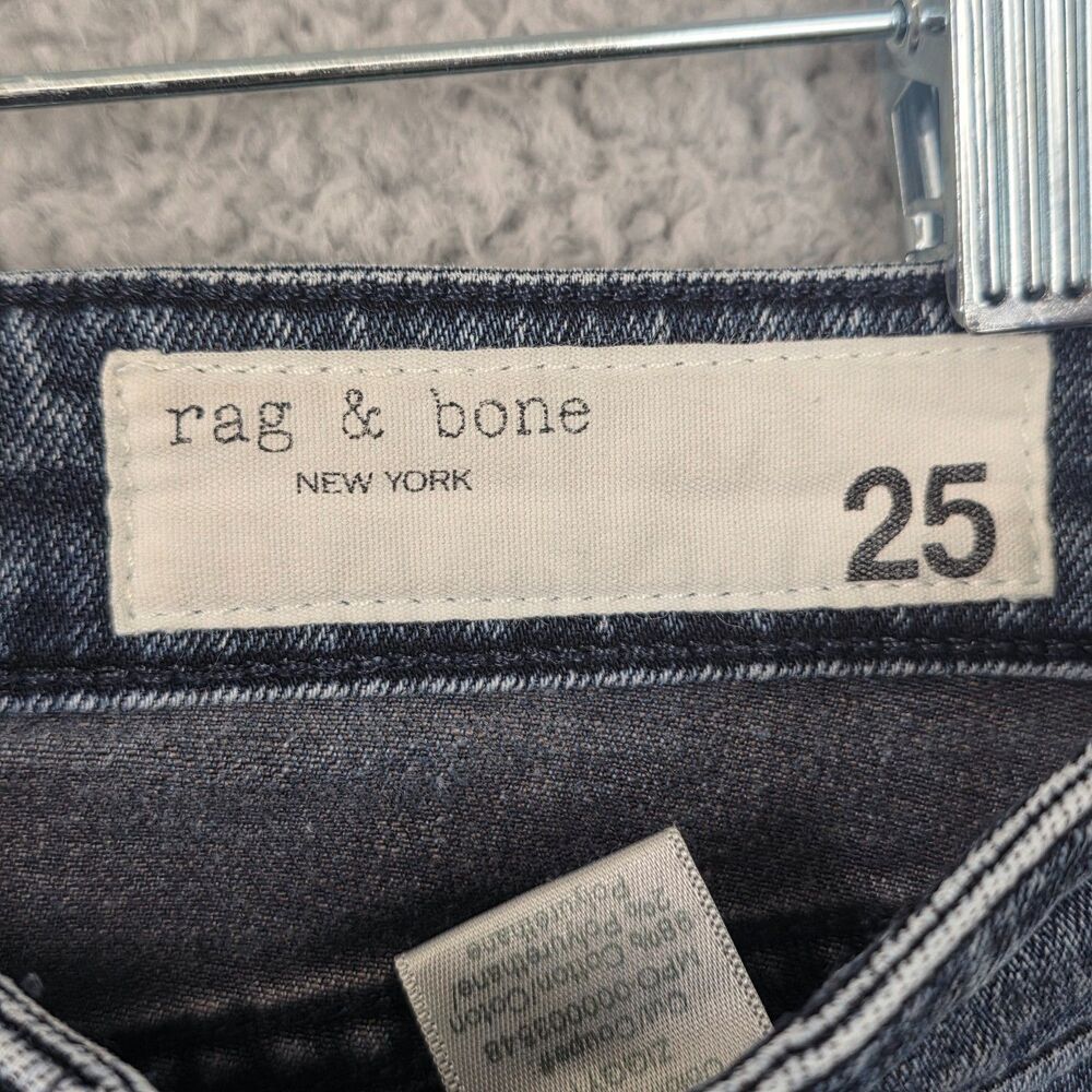 Rag & Bone Women's Cotton Medium Wash Jeans Blue Size 25 - Picture 4 of 13
